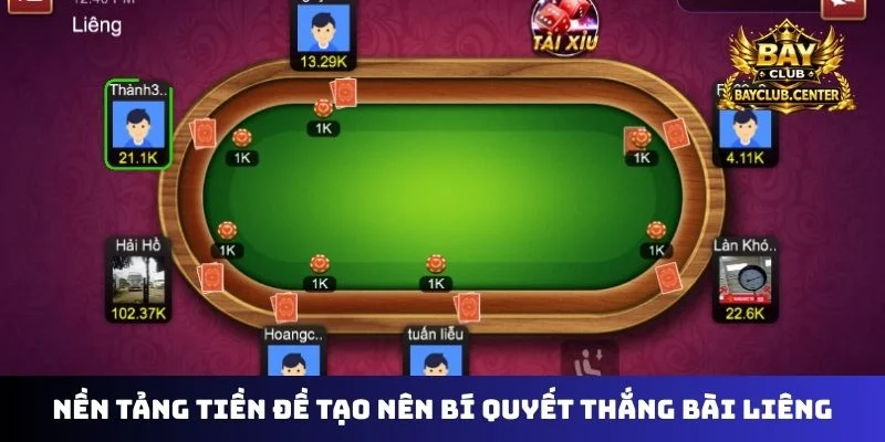 Nền tảng tiền đề tạo nên bí quyết thắng bài liêng