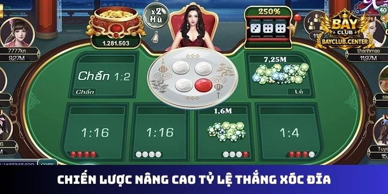 Chiến lược nâng cao tỷ lệ thắng xóc đĩa