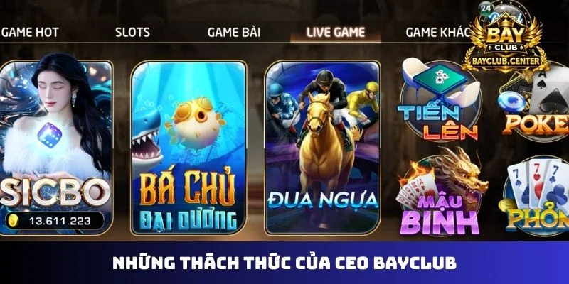 Những thách thức của CEO Bayclub
