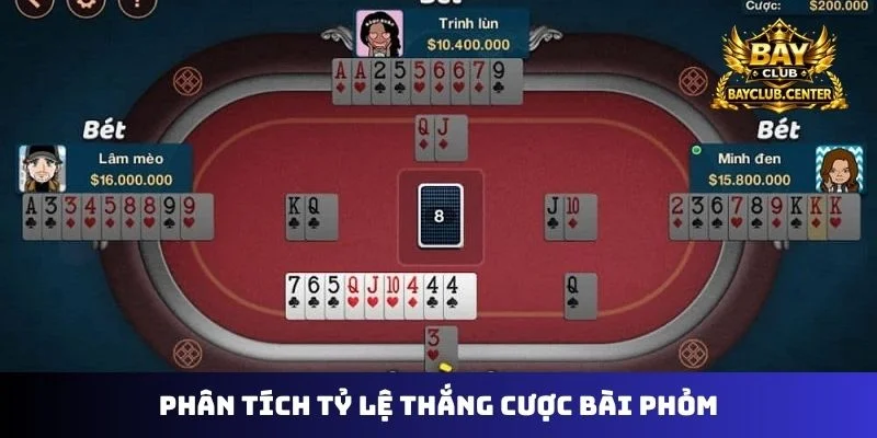 Phân tích tỷ lệ thắng cược bài phỏm
