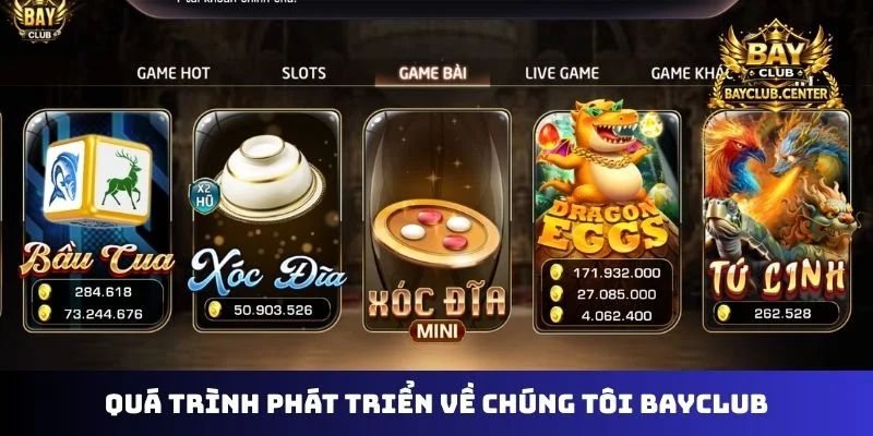 Quá trình phát triển Về chúng tôi Bayclub
